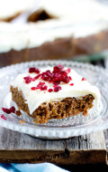 Gingerbread brownies