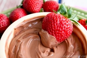 healthy chocolate dip