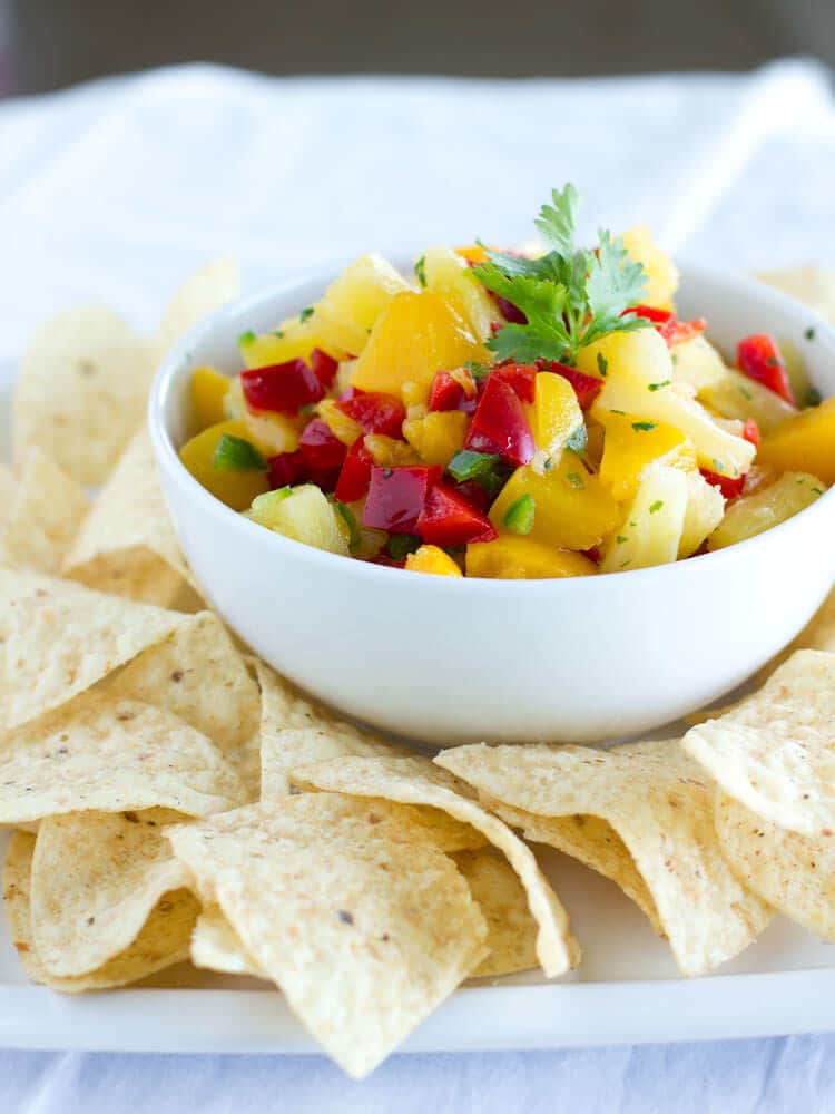 Peach Pineapple Salsa