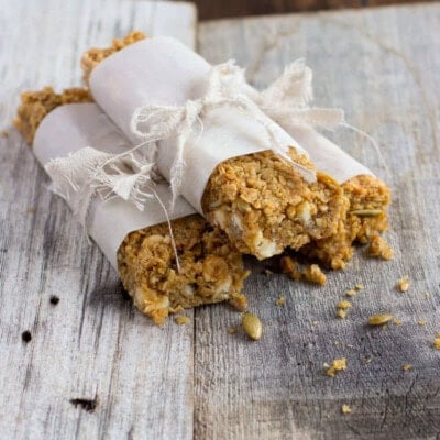 pumpkin spice granola bars