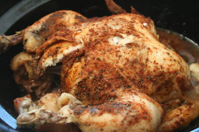 whole crockpot chicken