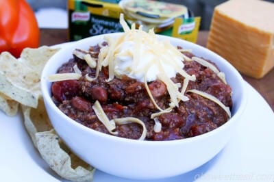 dr pepper and chocolate chili ohsweetbasil.com