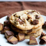 peanut butter cup cookies ohsweetbasil.com
