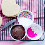 Peanut Butter Sugar Cookies ohsweetbasil.com