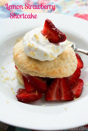lemon strawberry shortcake ohsweetbasil.com