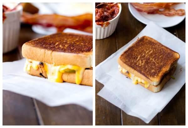 the perfect #manwich grilled cheese @ohsweetbasil.com