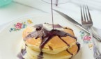 creamy marionberry syrup with sour cream pancakes, the best breakfast ever! ohsweetbasil.com-2