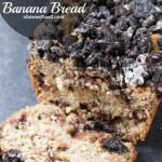 #oreo #biscoff banana bread that is so sinfully delicious you'll find yourself hiding it from the whole family ohsweetbasil.com-3