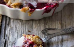 One of our all time favorite #summer #desserts with a secret ingredient and a topping that tastes like a fresh, hot oatmeal cookie ohsweetbasil.com